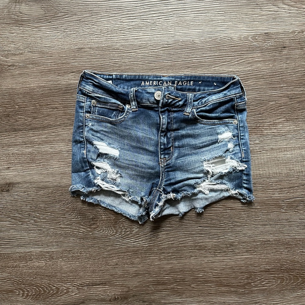 American eagle jean shorts